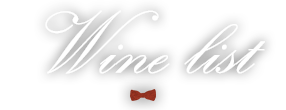 wine list